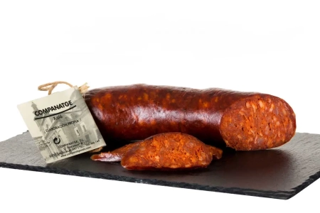 Sobrasada artesana de 550g, elaborada en Xaló Alicante