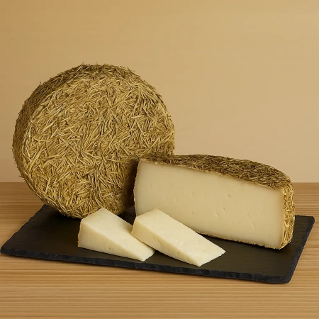 Queso de cabra con romero, elaborado en Xaló Alicante